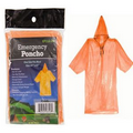 Orange Emergency Poncho